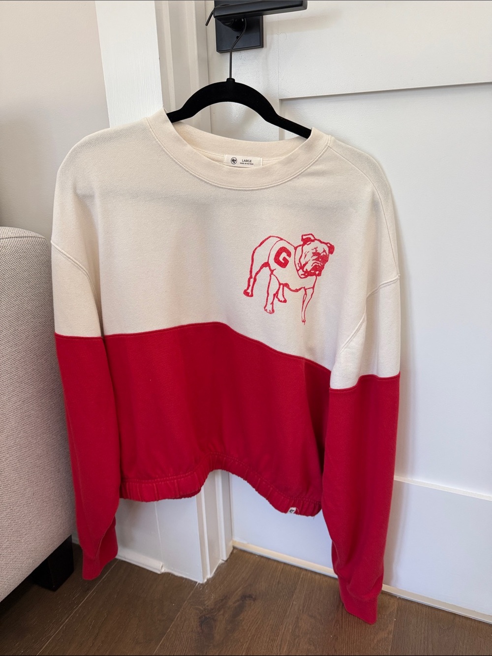 47 brand UGA terry sweatshirt